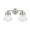 Z-Lite Vaughn 2 Light Vanity, Brushed Nickel And Clear Seedy 736-2V-BN - alternate 5